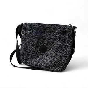 Stylish Navy Patterned Shoulder Bag